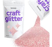 Hemway Craft Glitter Light Rose Gold 100g Microfine Glitter