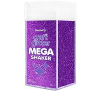 Hemway Craft Glitter Mega Shaker - Purple | 425g Ultrafine Metallic Flakes for Resin & Epoxy Crafts | Supplies for Tumblers, Cards, Jewellery, Candle, Hair, Face, Body & Nail Art Decoration