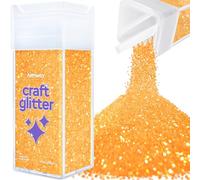 Hemway Craft Glitter Shaker Fluorescent Orange 130g Chunky