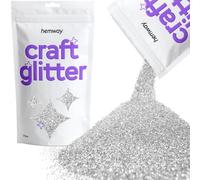 Hemway Craft Glitter Silver 100g Fine Glitter