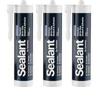 Hemway Crystal Clear Construction Sealant & Adhesive 300ml - 3 Pack
