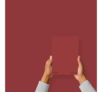 Hemway Deep Terracotta Red Peel & Stick Sample Exterior Paint, A5 Swatch | Accurate Colour, Mess-Free Alternative to Paint Tester Pots, Easy To Use, Eco-friendly, for House, Shed, Wall, Fence