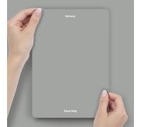 Hemway Dove Grey Peel & Stick Sample Chalk Paint | A5 Accurate Colour Swatch, Mess-Free Alternative to Paint Tester Pots, Easy To Use, Eco-friendly, for Interior Furniture & Walls