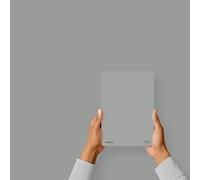 Hemway Dove Grey Peel & Stick Sample Interior Paint | A5 Accurate Colour Swatch, Mess-Free Alternative to Paint Tester Pots, Easy To Use, Eco-friendly, for Kitchen Bathroom Living Room