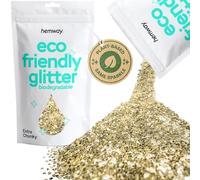 Hemway Eco Friendly Biodegradable Glitter Champagne Gold Extra Chunky 100g