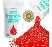 Hemway Eco Friendly Biodegradable Glitter Red Super Chunky 100g Plant Based