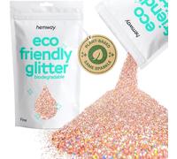 Hemway Eco Friendly Biodegradable Glitter Rose Gold Holographic Fine 100g