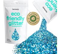 Hemway Eco Friendly Glitter Ocean Blue Holographic Extra Chunky 100g