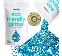 Hemway Eco Friendly Glitter Ocean Blue Holographic Super Chunky 100g
