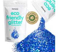 Hemway Eco Friendly Glitter Sapphire Blue Holographic Extra Chunky 100g