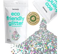 Hemway Eco Friendly Glitter Silver Holographic Super Chunky 100g