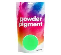Hemway Epoxy Dye Powder Pigment Glow in The Dark Green Powder 100g | Mica Pigment for Resin, Epoxy, Polyurethane Paint, Jewellery & Resin Floors, Colour Enhancement