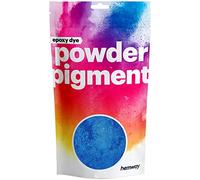 Hemway Epoxy Dye Powder Pigment Metallic Flash Blue Powder 50g | Mica Pigment for Resin, Epoxy, Polyurethane Paint, Jewellery & Resin Floors, Colour Enhancement