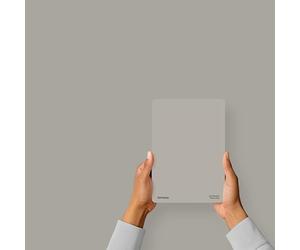 Hemway French Grey Peel & Stick Sample Exterior Paint | A5 Accurate Colour Swatch, Mess-Free Alternative to Paint Tester Pots, Easy To Use, Eco-friendly, for House, Shed, Wall, Fence