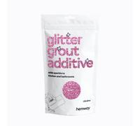Hemway Glitter Grout Additive - Pink Holographic | Ultrafine Flakes for Adding Sparkle to Old & New Kitchen & Bathroom Tiles | Enhance Your Indoor Grouting Projects with a Sparkly Effect | 100 g