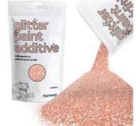 Hemway Glitter For Paint Additive, Rose Gold Ultrafine Size Flakes 100G Interior Exterior Mix Into Emulsion Paint