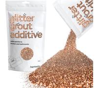 Hemway Glitter Grout Additive - Bronze Brown | 100g Metallic Flakes for Adding Sparkle to Old & New Kitchen & Bathroom Tiles | Enhance Your Indoor Grouting Projects with a Durable Sparkly Effect