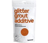 Hemway Glitter Grout Additive - Copper | 100g Metallic Flakes for Adding Sparkle to Old & New Kitchen & Bathroom Tiles | Enhance Your Indoor Grouting Projects with a Durable Sparkly Effect