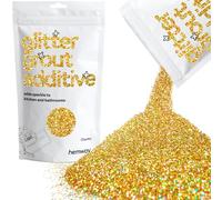 Hemway Glitter Grout Additive - Gold Holographic | 100g Chunky Flakes for Adding Sparkle to Old & New Kitchen & Bathroom Tiles | Enhance Your Indoor Grouting Projects with a Sparkly Effect