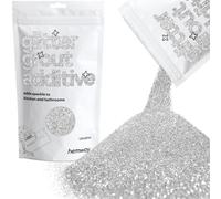 Hemway Glitter Grout Additive - Silver | Ultrafine Metallic Flakes for Adding Sparkle to Old & New Kitchen & Bathroom Tiles | Enhance Your Indoor Grouting Projects with a Sparkly Effect | 100 g