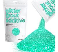 Hemway Glitter Grout Additive - Turquoise Blue | 100g Metallic Flakes for Adding Sparkle to Old & New Kitchen & Bathroom Tiles | Enhance Your Indoor Grouting Projects with a Durable Sparkly Effect