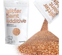 Hemway Glitter Paint Additive - Bronze Brown | 100g Metallic Flakes for Adding Sparkle to Paints & Wood Varnish | Add to Emulsion, Acrylic & Latex for Indoor Sparkly Walls