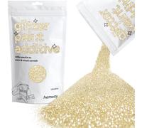 Hemway Glitter Paint Additive - Champagne Gold | 100g Ultrafine Metallic Flakes for Adding Sparkle to Paints & Wood Varnish | Add to Emulsion, Acrylic & Latex for Indoor Sparkly Walls