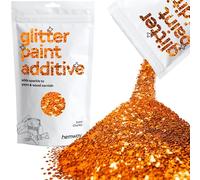 Hemway Glitter Paint Additive - Copper | Extra Chunky Metallic Flakes for Adding Sparkle to Paints & Wood Varnish | Add to Emulsion, Acrylic & Latex for Indoor Sparkly Walls | 100 g
