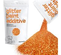 Hemway Glitter Paint Additive - Copper Holographic | 100g Metallic Flakes for Adding Sparkle to Paints & Wood Varnish | Add to Emulsion, Acrylic & Latex for Indoor Sparkly Walls