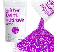 Hemway Glitter Paint Additive - Purple Holographic | 100g Chunky Metallic Flakes for Adding Sparkle to Paints & Wood Varnish | Add to Emulsion, Acrylic & Latex for Indoor Sparkly Walls