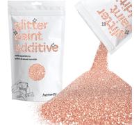 Hemway Glitter Paint Additive - Rose Gold | 100g Metallic Flakes for Adding Sparkle to Paints & Wood Varnish | Add to Emulsion, Acrylic & Latex for Indoor Sparkly Walls