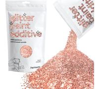 Hemway Glitter Paint Additive - Rose Gold | Extra Chunky Metallic Flakes for Adding Sparkle to Paints & Wood Varnish | Add to Emulsion, Acrylic & Latex for Indoor Sparkly Walls | 100 g