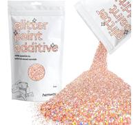 Hemway Glitter Paint Additive - Rose Gold Holographic | 100g Fine Metallic Flakes for Adding Sparkle to Paints & Wood Varnish | Add to Emulsion, Acrylic & Latex for Indoor Sparkly Walls