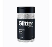 Hemway Glitter Shaker For Cosmetics, Festivals, Epoxy Resin & Crafts - Silver - Fine | Size: 100g Hemway Silver 100g