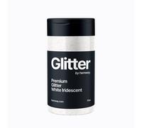 Hemway Glitter Shaker For Cosmetics, Festivals, Epoxy Resin & Crafts - White Iridescent - Fine | Size: 100g Hemway White 100g