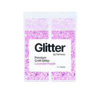 Hemway Glitter Shaker Lavender Purple 110g x2 Pack Extra Chunky, Craft Glitter Shakers for Resin & Epoxy Crafts, Christmas Art Supplies, Nail, Body, Face, Eye, Festival, Crafting, Slime, Sparkle
