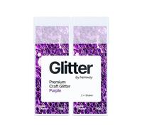 Hemway Glitter Shaker Purple 110g x2 Pack Super Chunky, Craft Glitter Shakers for Resin & Epoxy Crafts, Christmas Art Supplies, Nail, Body, Face, Eye, Festival, Crafting, Slime, Sparkle