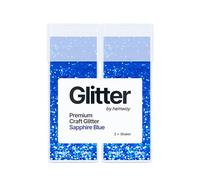 Hemway Glitter Shaker Sapphire Blue 110g x2 Pack Chunky, Craft Glitter Shakers for Resin & Epoxy Crafts, Christmas Art Supplies, Nail, Body, Face, Eye, Festival, Crafting, Slime, Sparkle