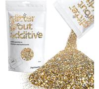 Hemway Gold Silver Glitter Grout Additive 100g Metallic Flakes for Adding Sparkle to Kitchen & Bathroom Tiles | Enhance Your Indoor Grouting Projects with a Durable Sparkly Effect