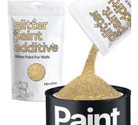 Hemway Gold Silver Glitter Paint Additive Microfine 100g for Adding Sparkle