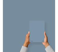 Hemway Grey Blue Peel & Stick Sample Interior Paint, A5 Swatch | Accurate Colour, Mess-Free Alternative to Paint Tester Pots, Easy To Use, Eco-friendly, for Kitchen Bathroom Living Room