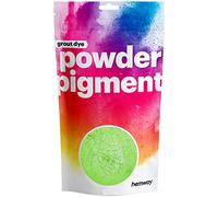 Hemway Grout Powder Pigment Metallic Apple Green 50g | Coloured Dye for Grout, Suitable for Kitchen & Bathroom, High Colour Saturation