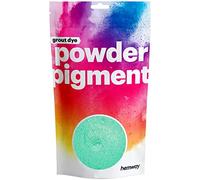 Hemway Grout Powder Pigment Metallic Jade Green 100g | Coloured Dye for Grout, Suitable for Kitchen & Bathroom, High Colour Saturation