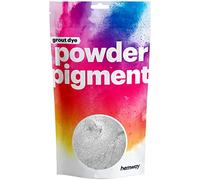 Hemway Grout Powder Pigment Metallic Moon Rock Grey 50g | Coloured Dye for Grout, Suitable for Kitchen & Bathroom, High Colour Saturation