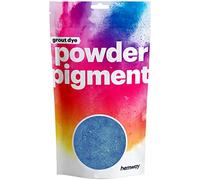 Hemway Grout Powder Pigment Metallic Royal Blue 50g, Coloured Dye | for Grout, Cement, Concrete, Mortar, Plaster, High Colour Saturation