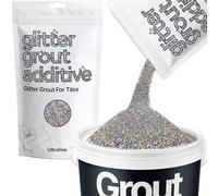 Hemway Gun Metal Grey Holographic Glitter Grout Additive Ultrafine 100g
