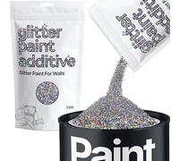 Hemway Gun Metal Grey Holographic Glitter Paint Additive Fine 100g