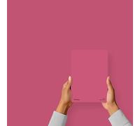 Hemway Hibiscus Pink Peel & Stick Sample Interior Paint | A5 Accurate Colour Swatch, Mess-Free Alternative to Paint Tester Pots, Easy To Use, Eco-friendly, for Kitchen Bathroom Living Room