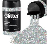 Hemway Holographic Silver Glitter Shaker, 130g Extra Chunky Glitter