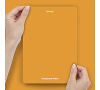 Hemway Honeycomb Yellow Peel & Stick Sample Chalk Paint | A5 Accurate Colour Swatch, Mess-Free Alternative to Paint Tester Pots, Easy To Use, Eco-friendly, for Interior Furniture & Walls